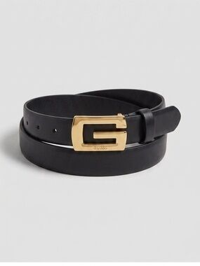 Guess Black Leather Belt XS/S